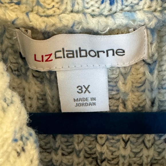 Liz Claiborne Sweater sz 3X NWT - Picture 3 of 7